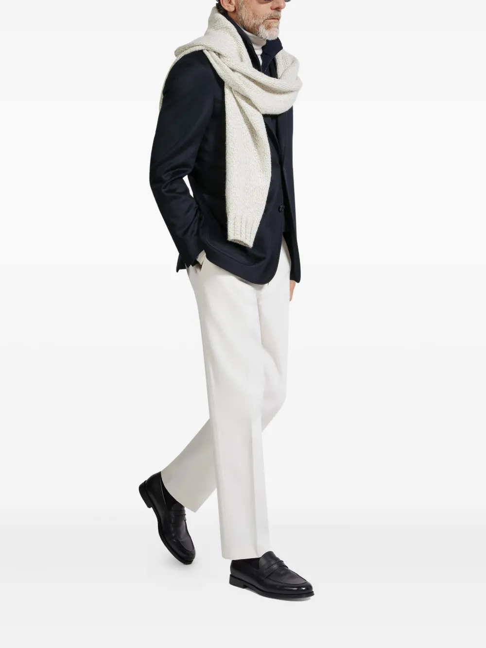 Zegna Kasjmier overhemd Blauw