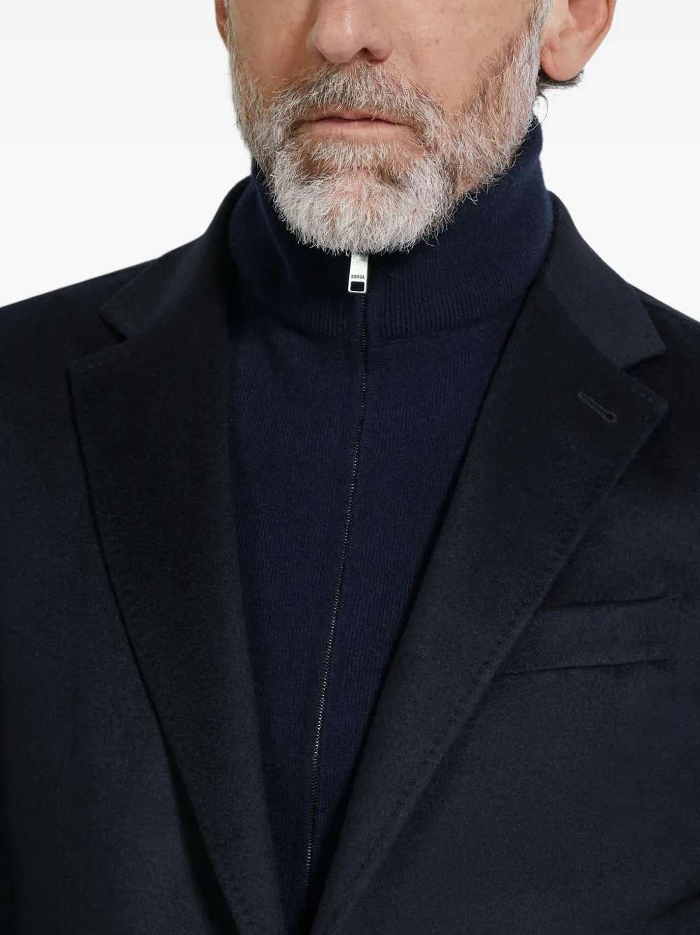 Zegna Kasjmier overhemd Blauw