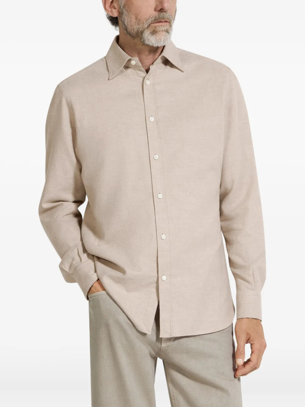 Zegna 棉口袋衬衫 | Image 2