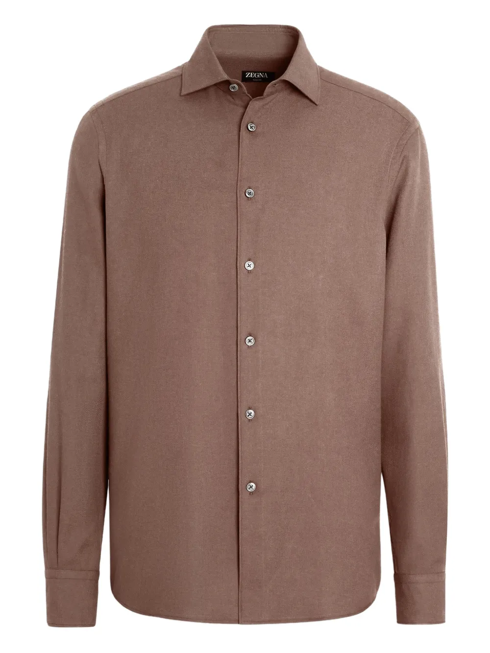 Zegna Cashco shirt | Brown | Image 1