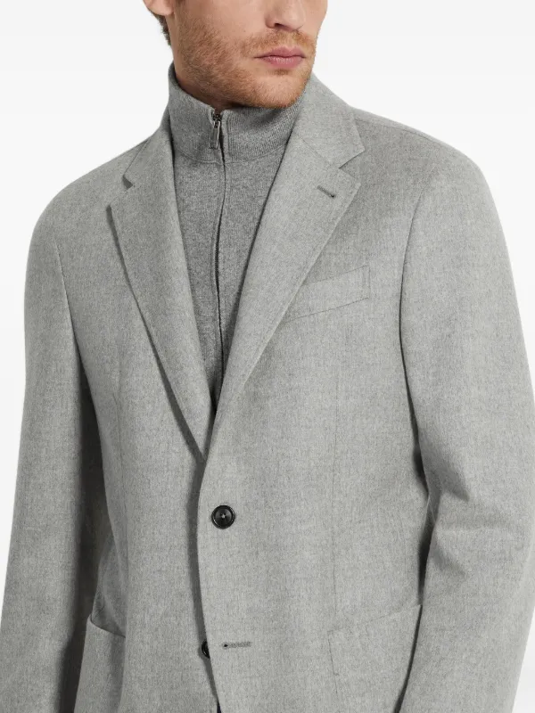 ZEGNA x oasi CASHMERE カシミヤ100% ジャケット XXL Zegna Oasi カシミア ジャケット | グレー | FARFETCH JP