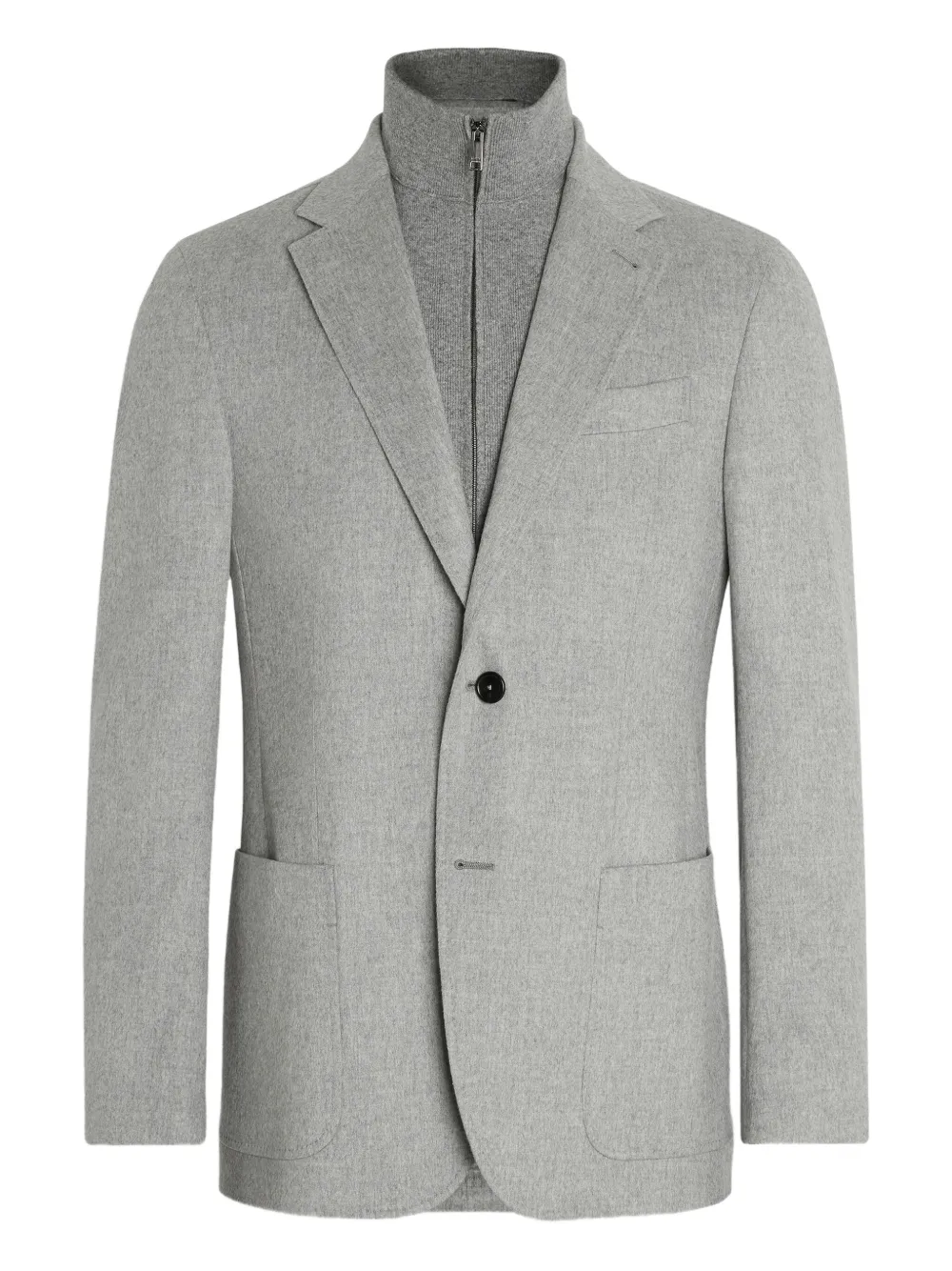 Zegna Oasi cashmere blazer | Grey | Image 1