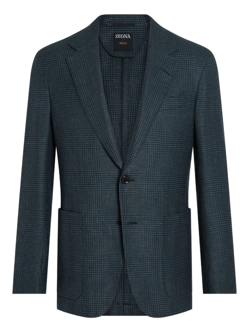 Zegna checked blazer | Green | Image 1
