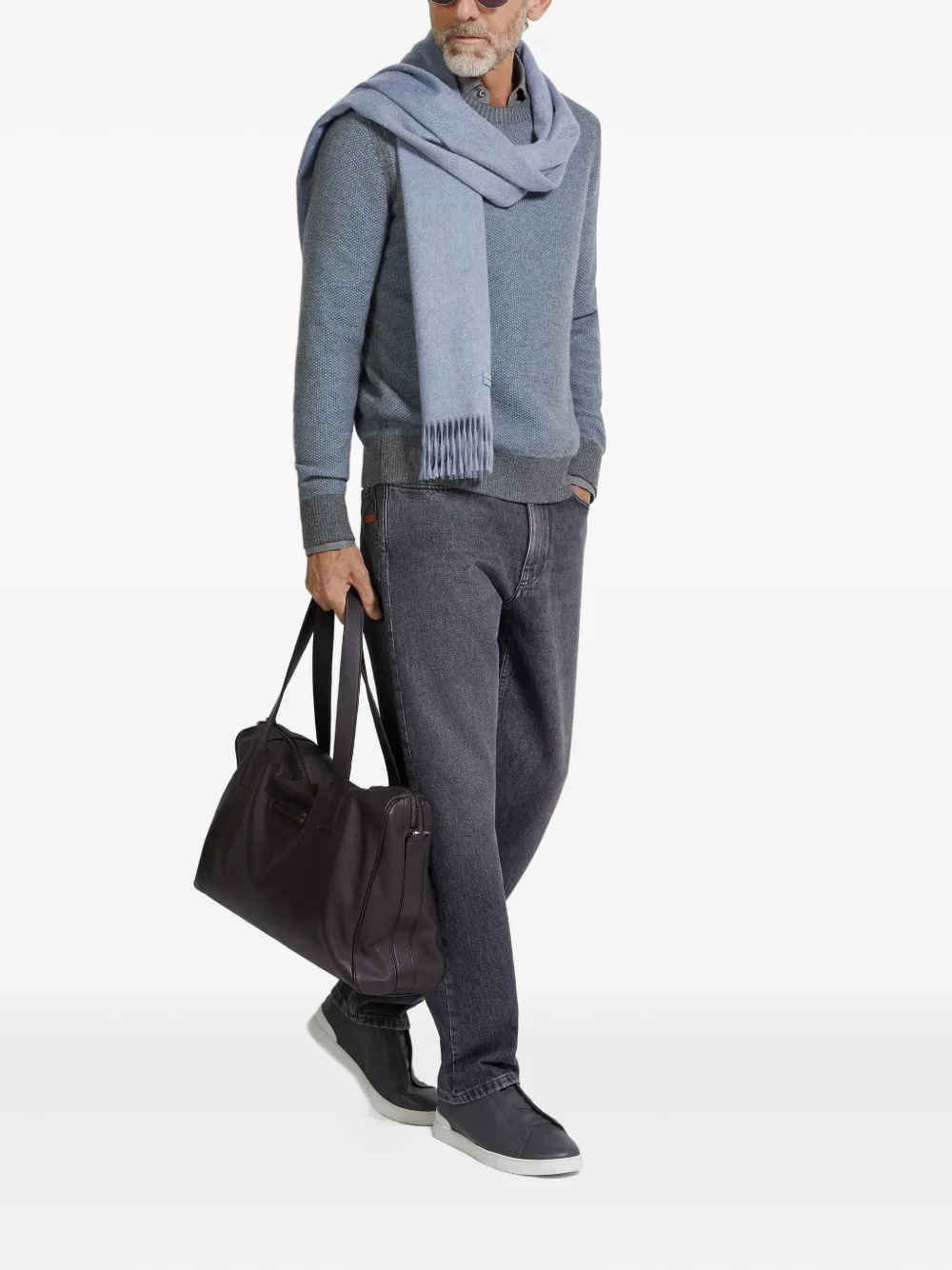 Zegna Katoenen jeans - Grijs