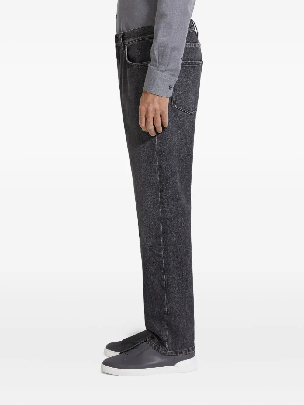 Zegna Katoenen jeans Grijs