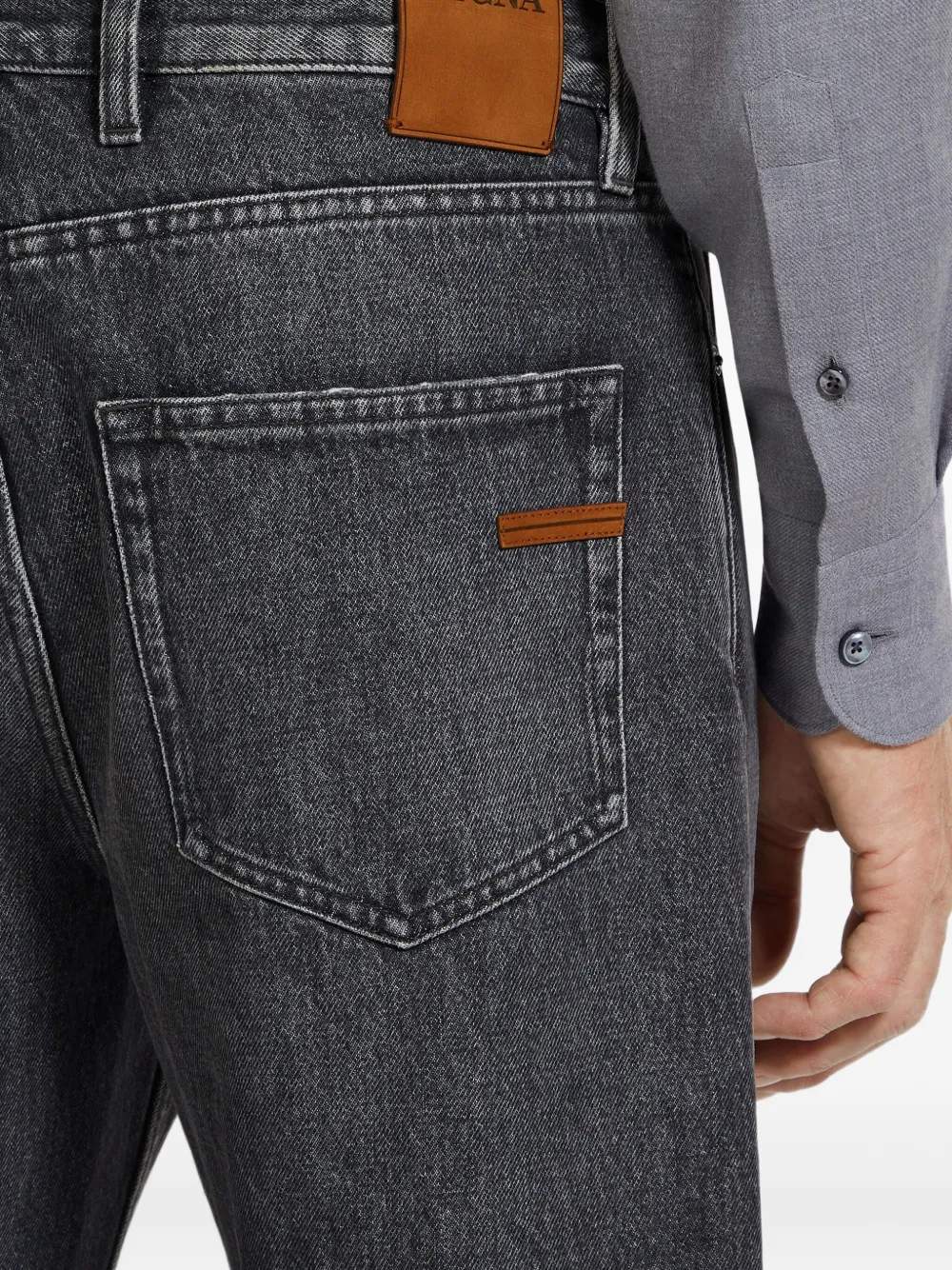 Zegna Katoenen jeans Grijs