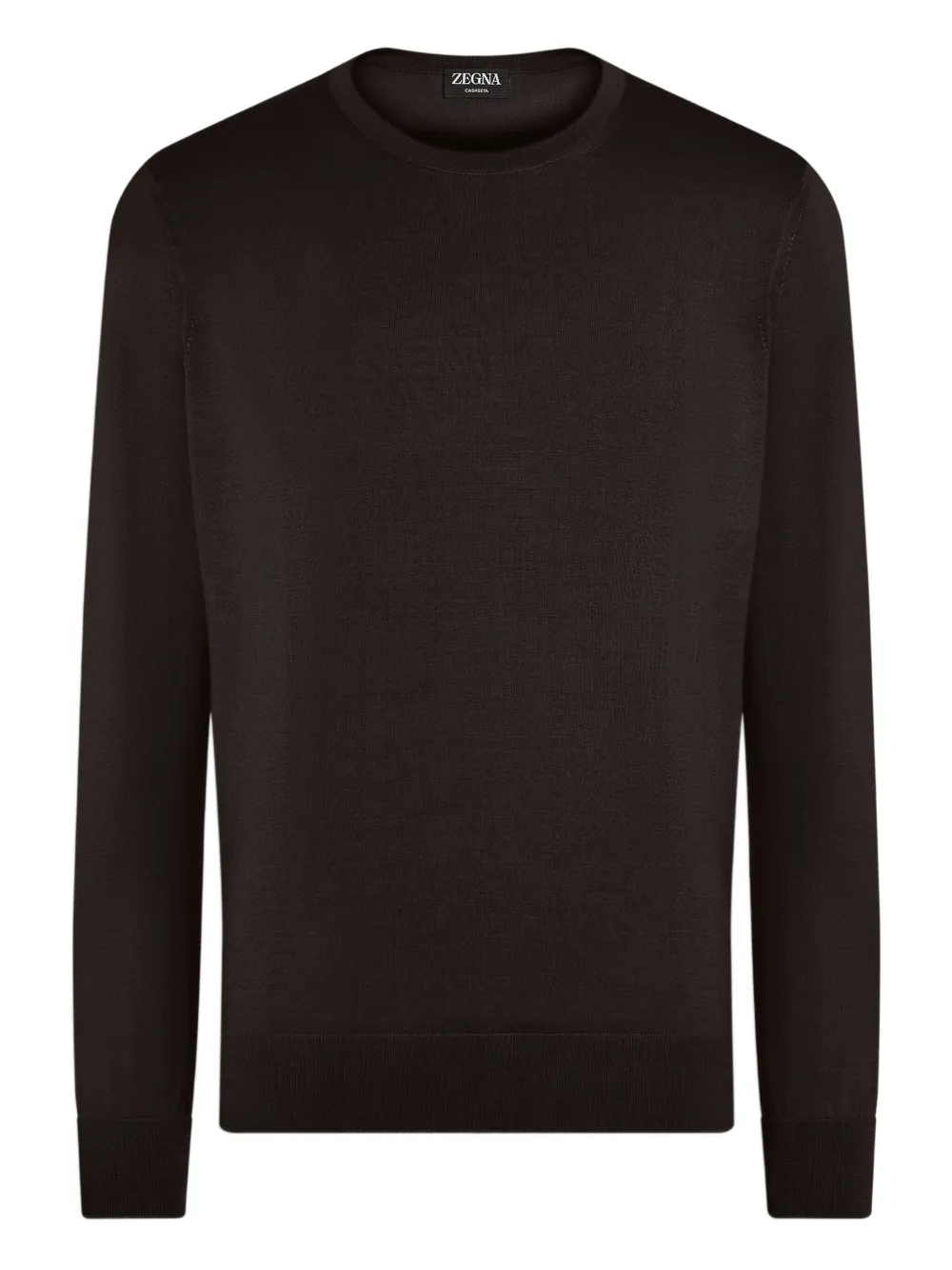 Zegna crew-neck sweater | Brown | Image 1