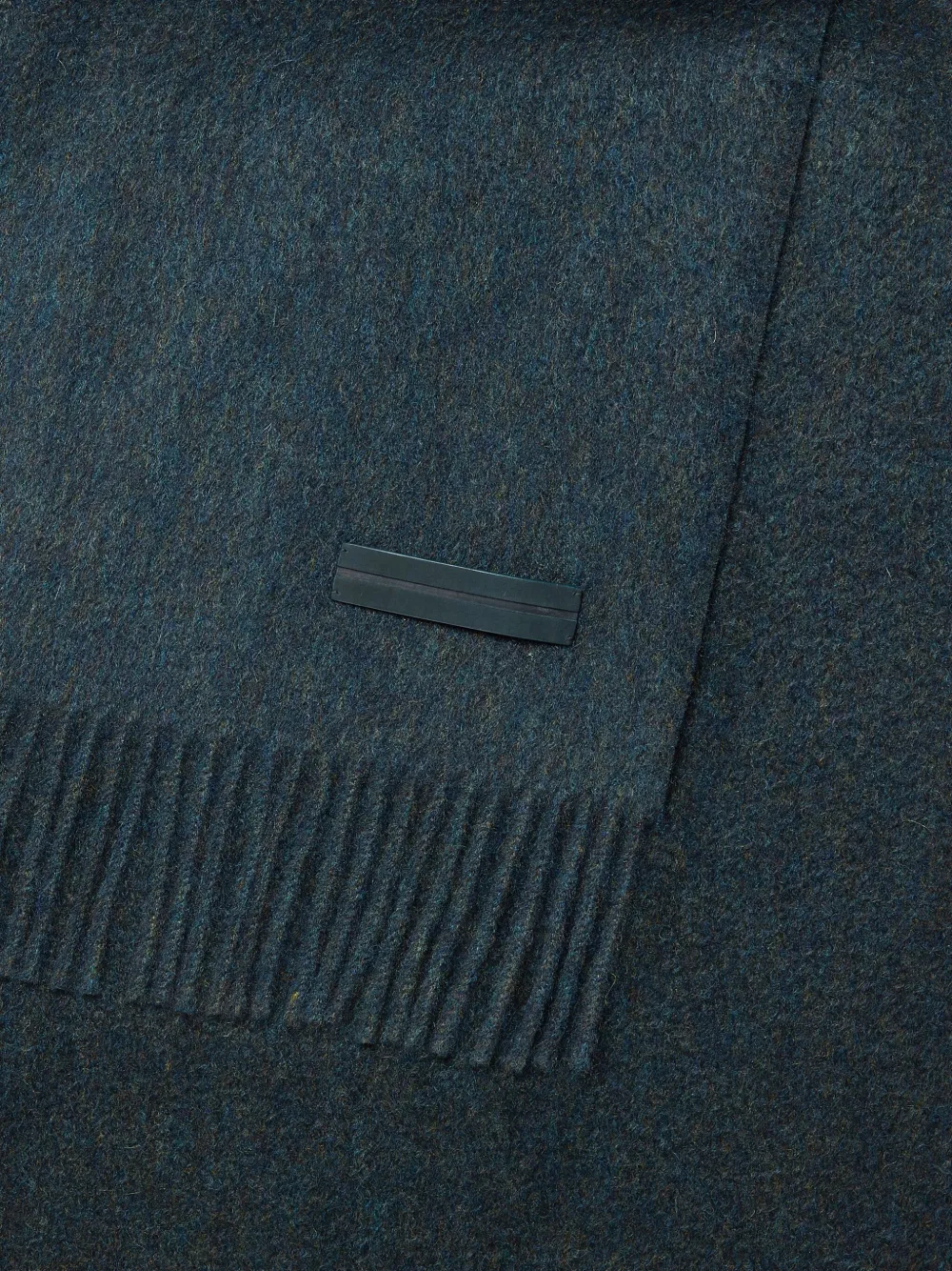 Zegna Kasjmier sjaal met franje - 823 GREEN