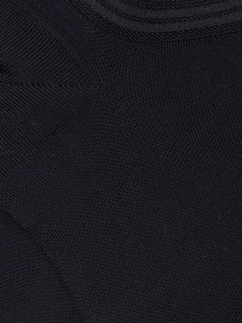 Zegna No-Show sokken met gestreepte afwerking Blauw