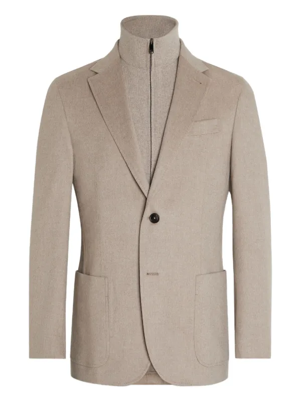 Zegna カシミア ジャケット | ニュートラル | FARFETCH JP