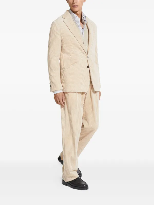 Zegna Cashco Corduroy Blazer | Neutrals | FARFETCH