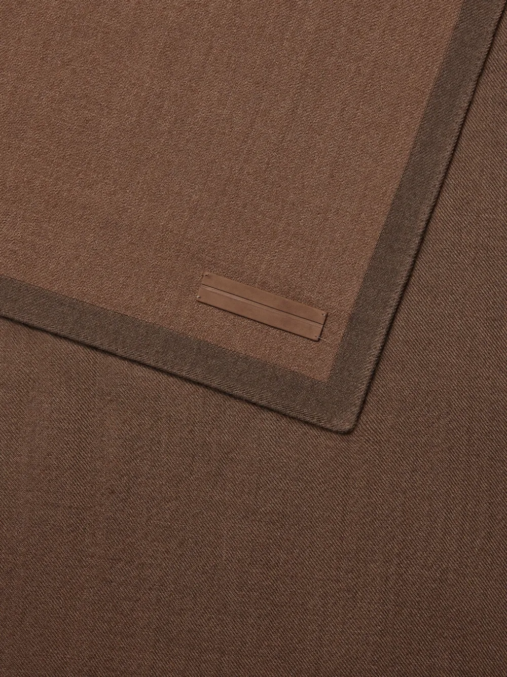 Zegna Sjaal van kasjmier-zijdeblend - Bruin