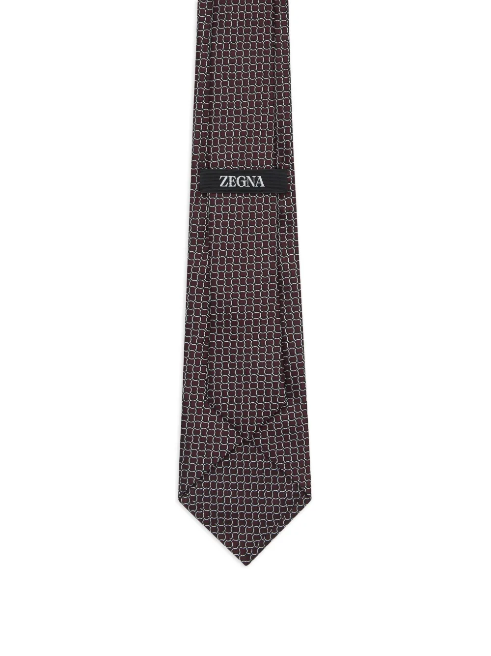 Zegna geometric-pattern silk tie | Image 2