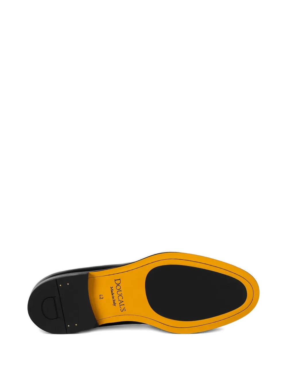 Doucal's tassel-leather loafers Black