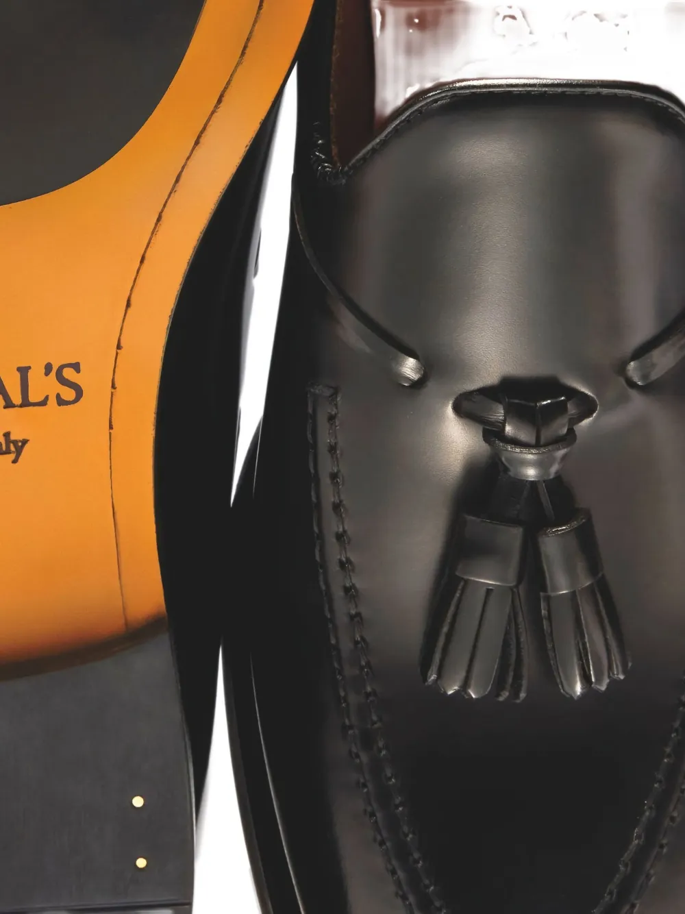 Doucal's tassel-leather loafers Black