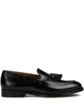 Doucal's tassel-leather loafers - Black