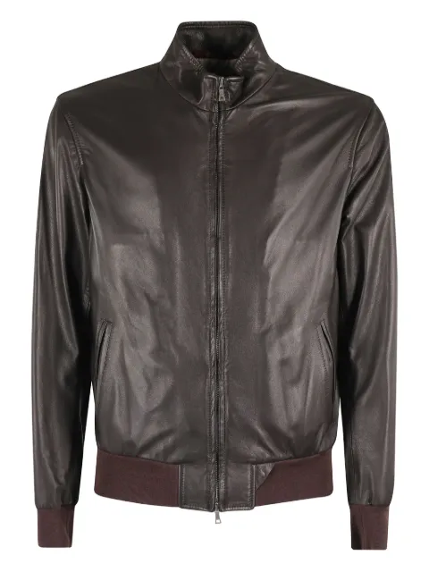 Stewart zip-up leather jacket
