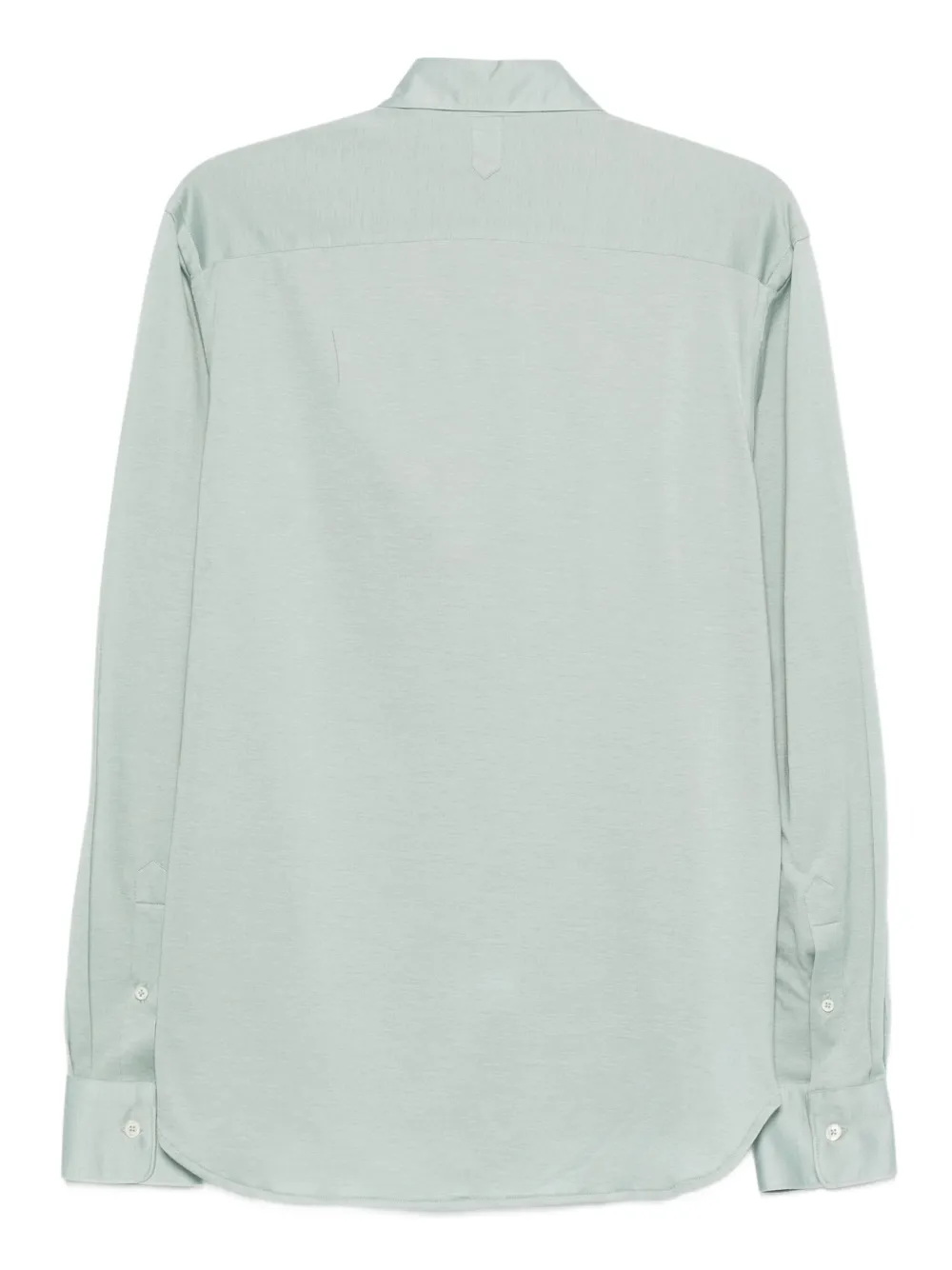 Canali Overhemd van katoenblend - Groen
