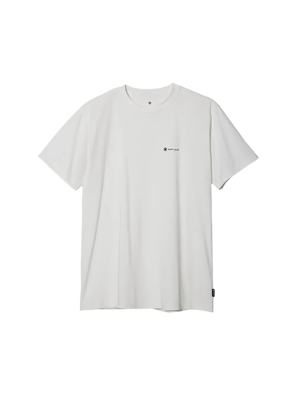 Snow Peak T-shirt met logoprint met ronde hals Wit