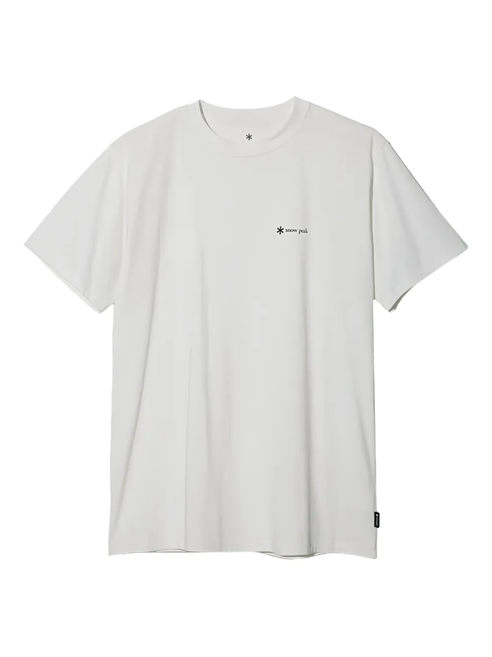 Snow Peak T-shirt met logoprint met ronde hals Wit