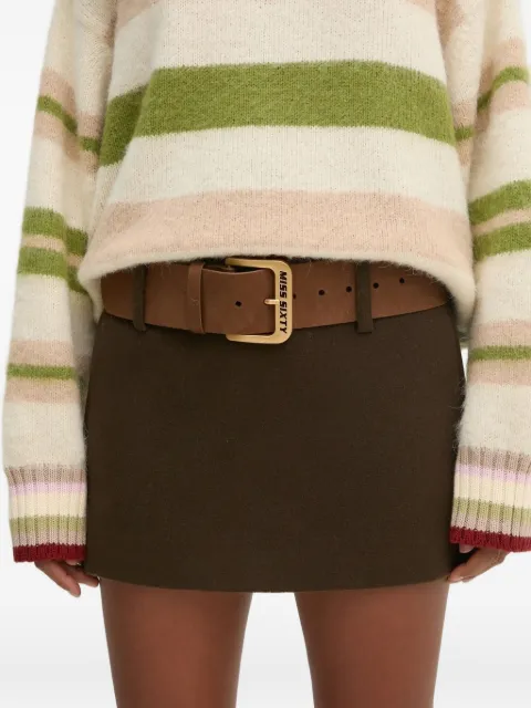 Miss Sixty belted mini skirt