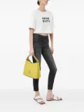 Miss Sixty sequin-embellished cropped top - White