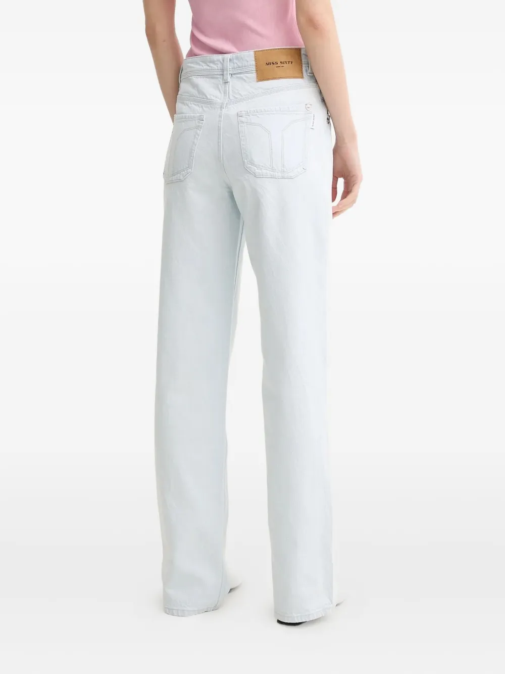 Miss Sixty Jeans met logopatch - Blauw