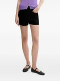 Miss Sixty straight-hem denim shorts - Black