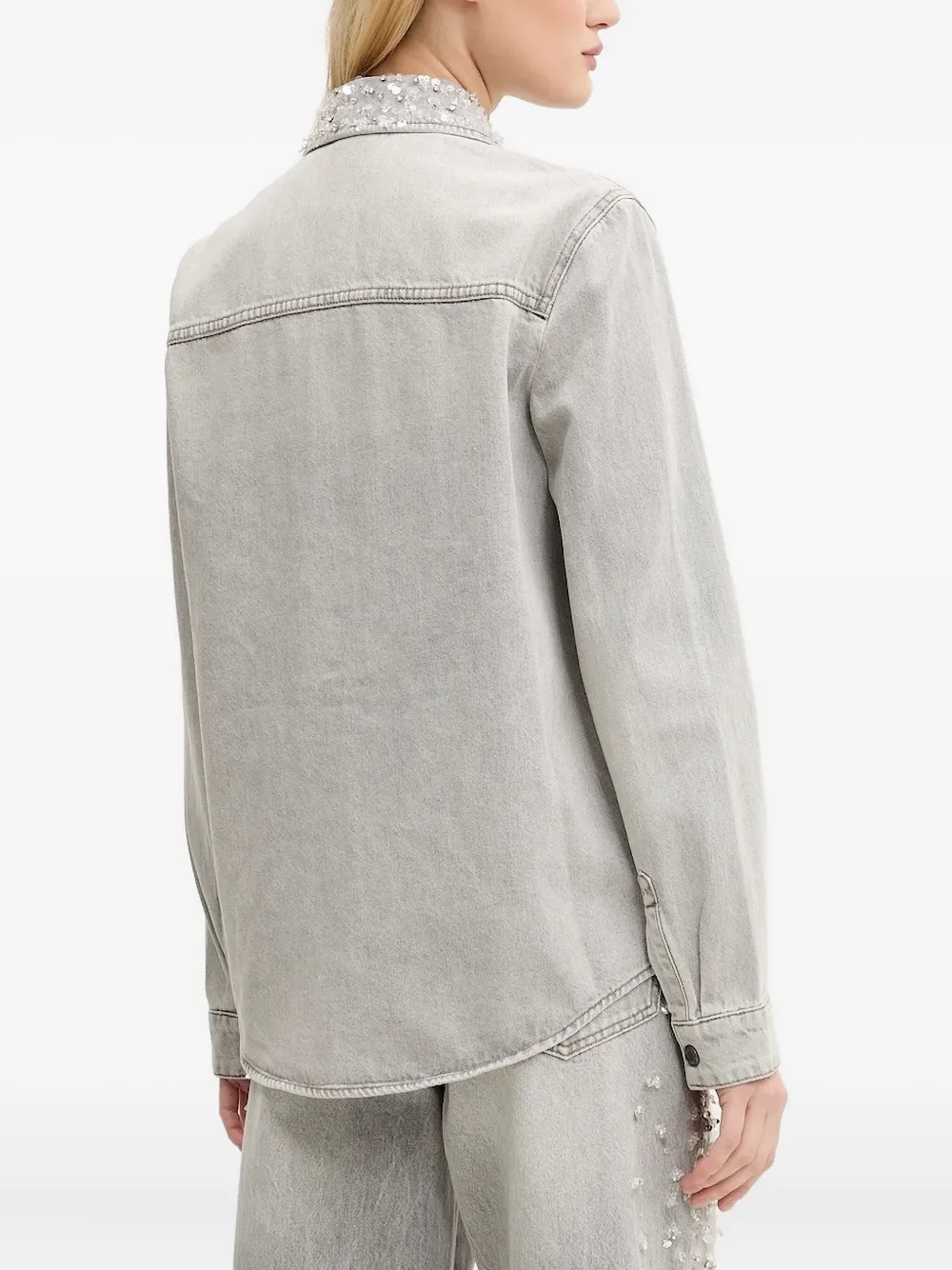 Miss Sixty Denim blouse Grijs