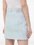 Miss Sixty sequin-embellished denim mini skirt - Blue