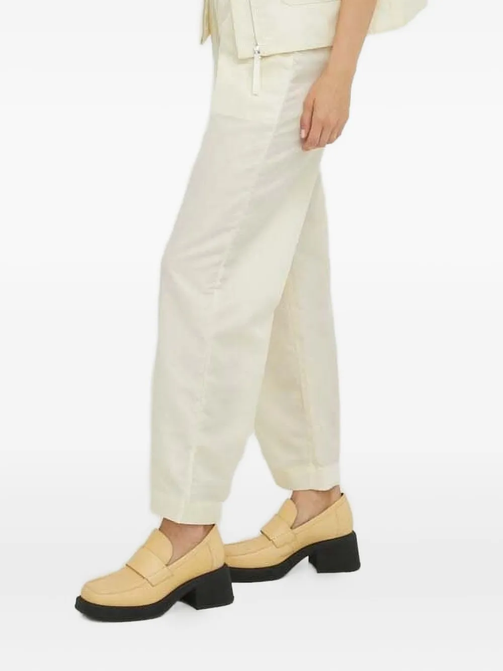 Lovechild Broek met elastische taille Beige