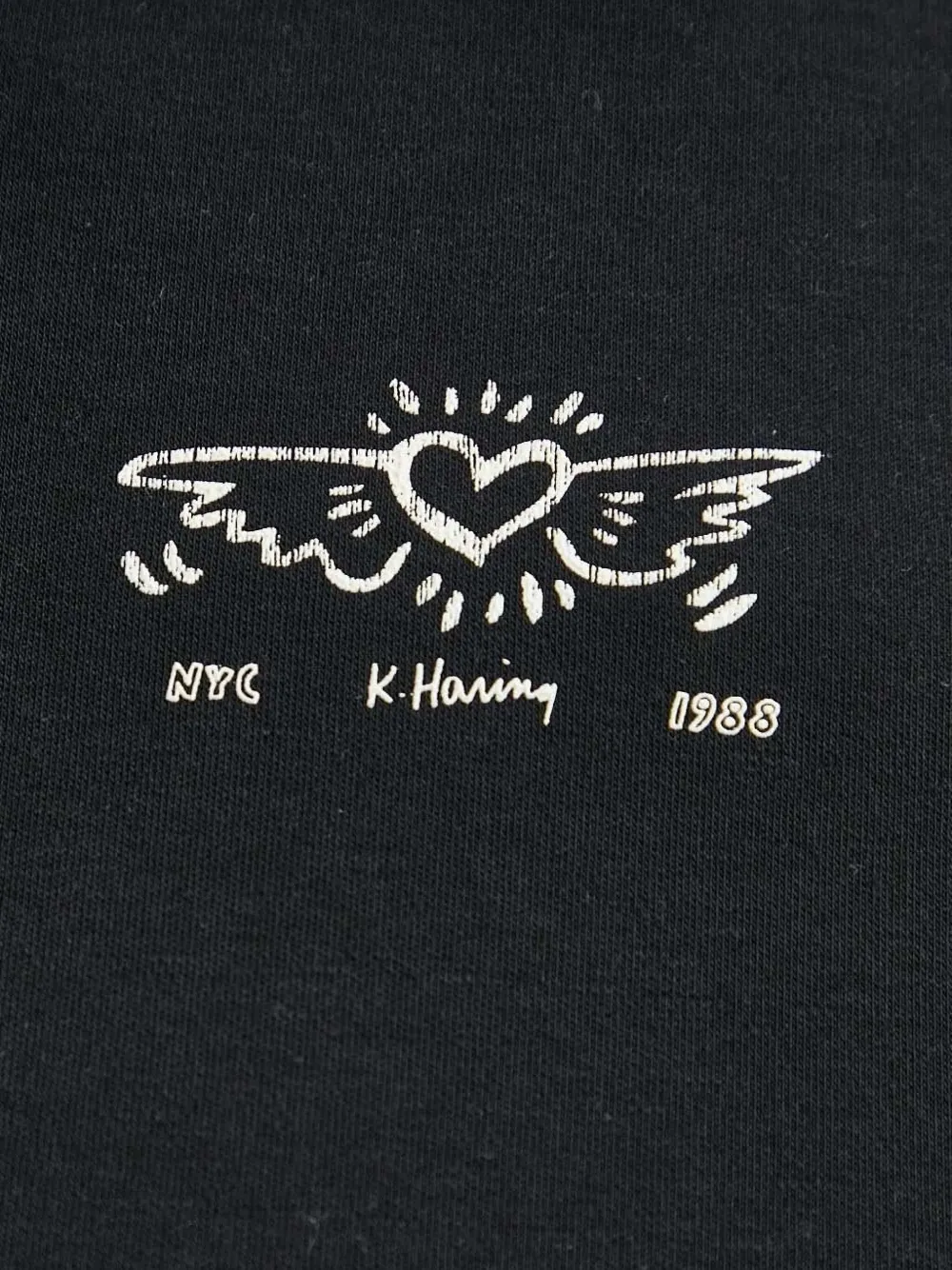 Miss Sixty Winged-heart Mock-neck Top In White