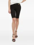 Miss Sixty frayed-hem denim shorts - Black