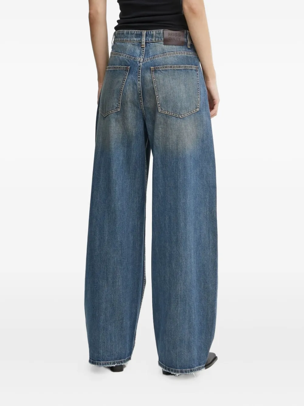 Miss Sixty Low waist baggy jeans - Blauw