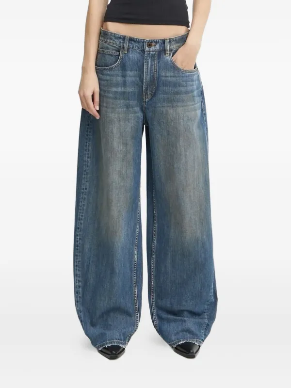 Saint Laurent ハイウエスト フレアパンツ