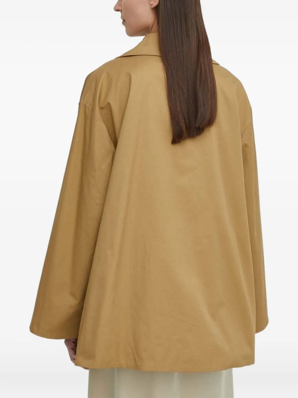 Lovechild Double-breasted Buttoned Jacket In Brown