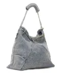 Miss Sixty denim chain-strap tote bag - Blue
