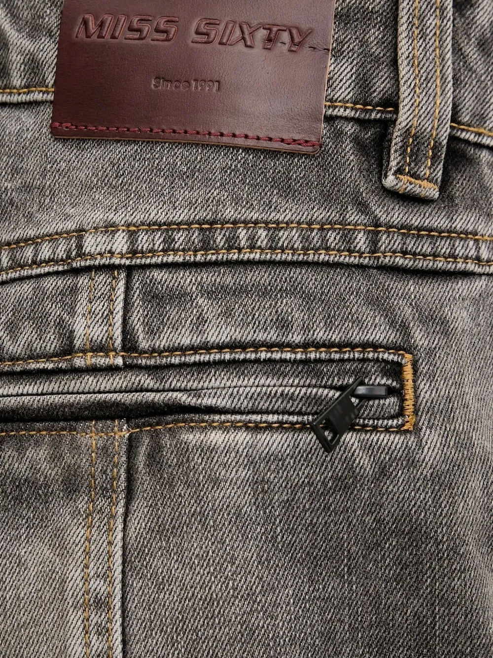 Miss Sixty Spijkershorts met ritszak Zwart