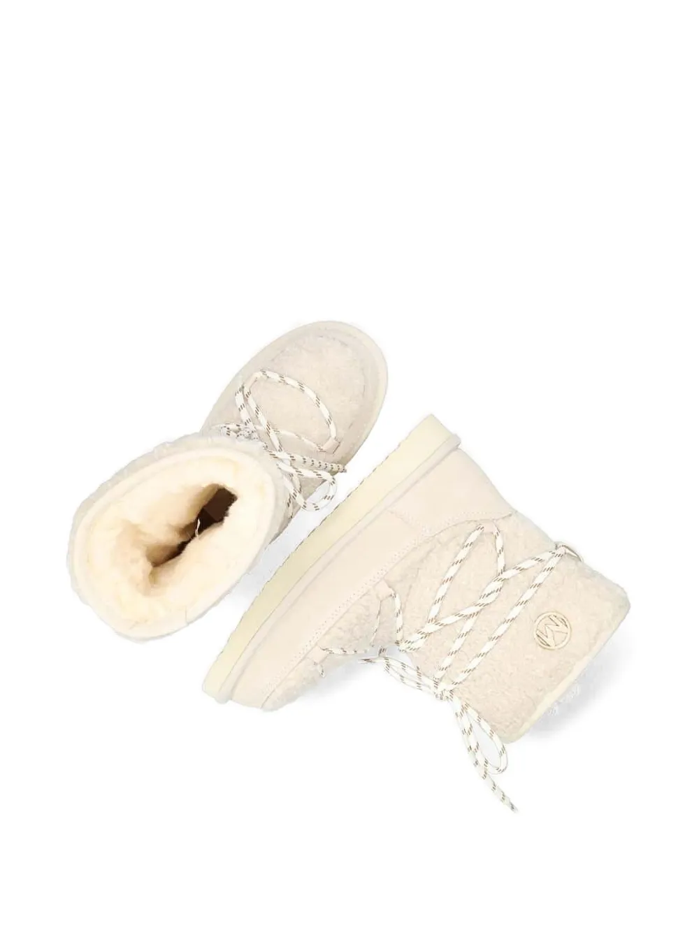 Mexx Lace-up Snow Boots In White