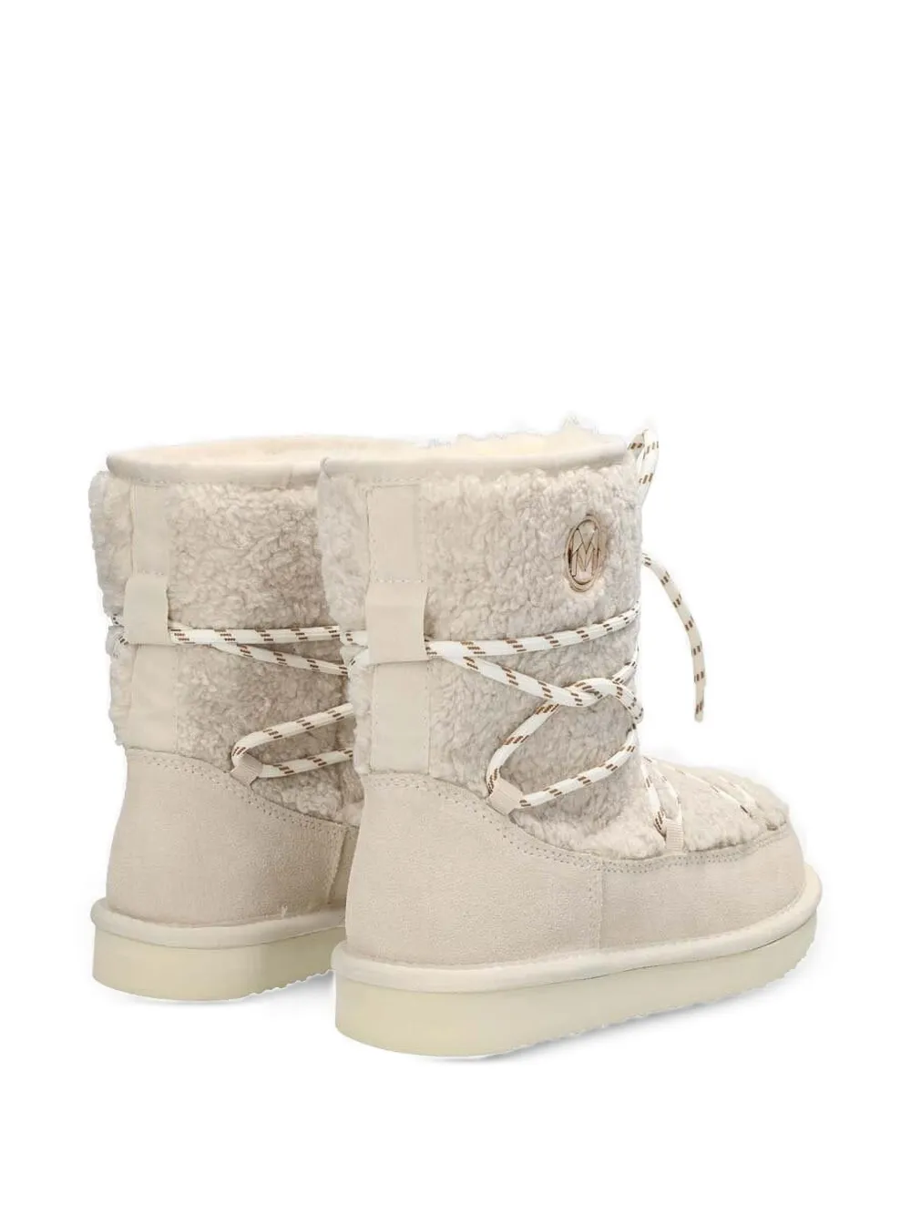 Mexx Lace-up Snow Boots In White