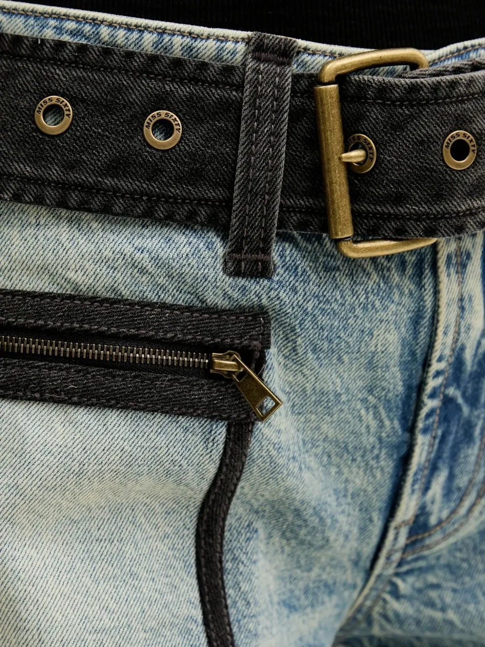 Miss Sixty Jeans met zak Blauw