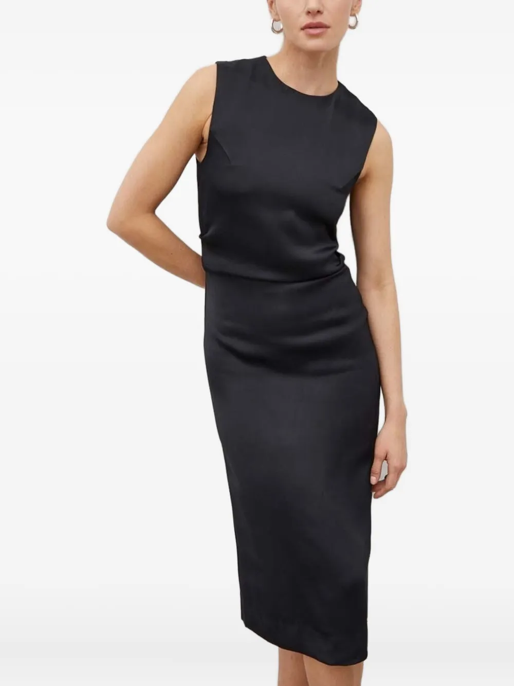 Lovechild Mouwloze midi-jurk Zwart