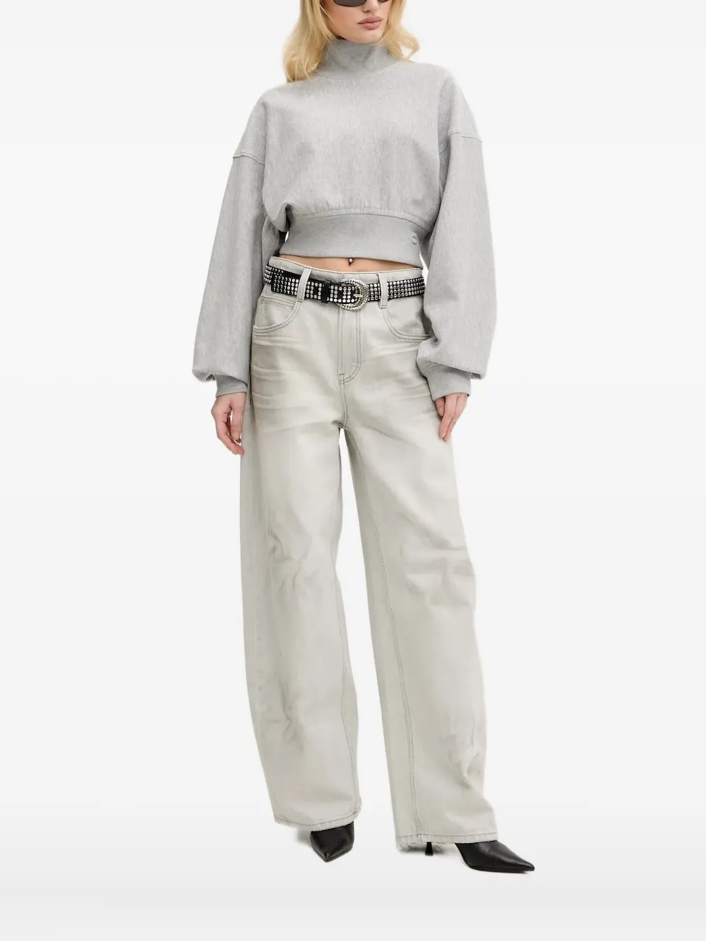 Miss Sixty Katoenen sweater Grijs
