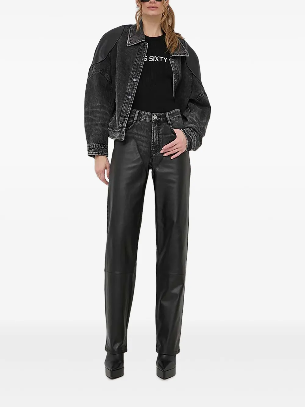 Miss Sixty Acid-wash Jeans In Multi