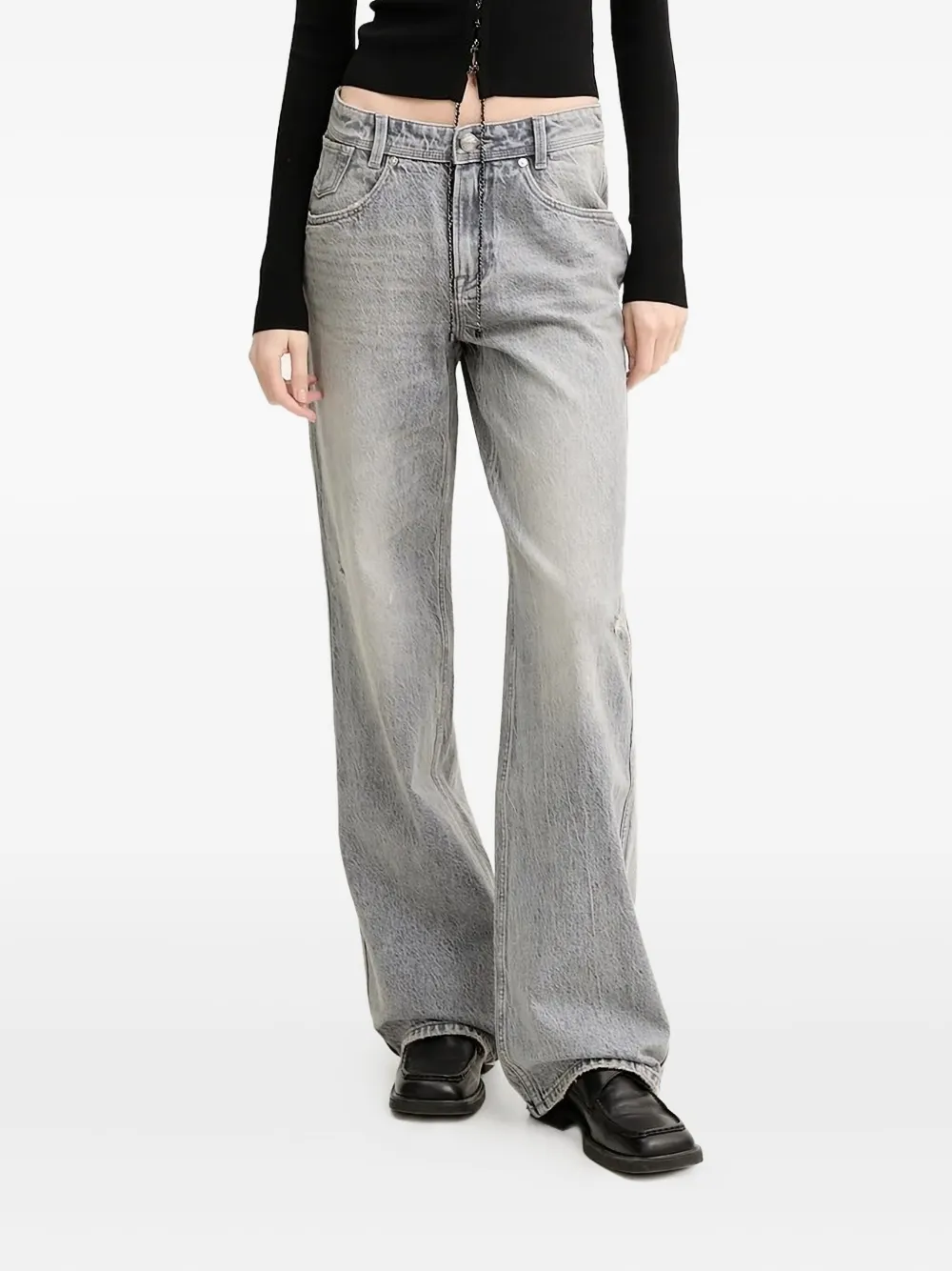 Miss Sixty Logo-patch Jeans In Blue