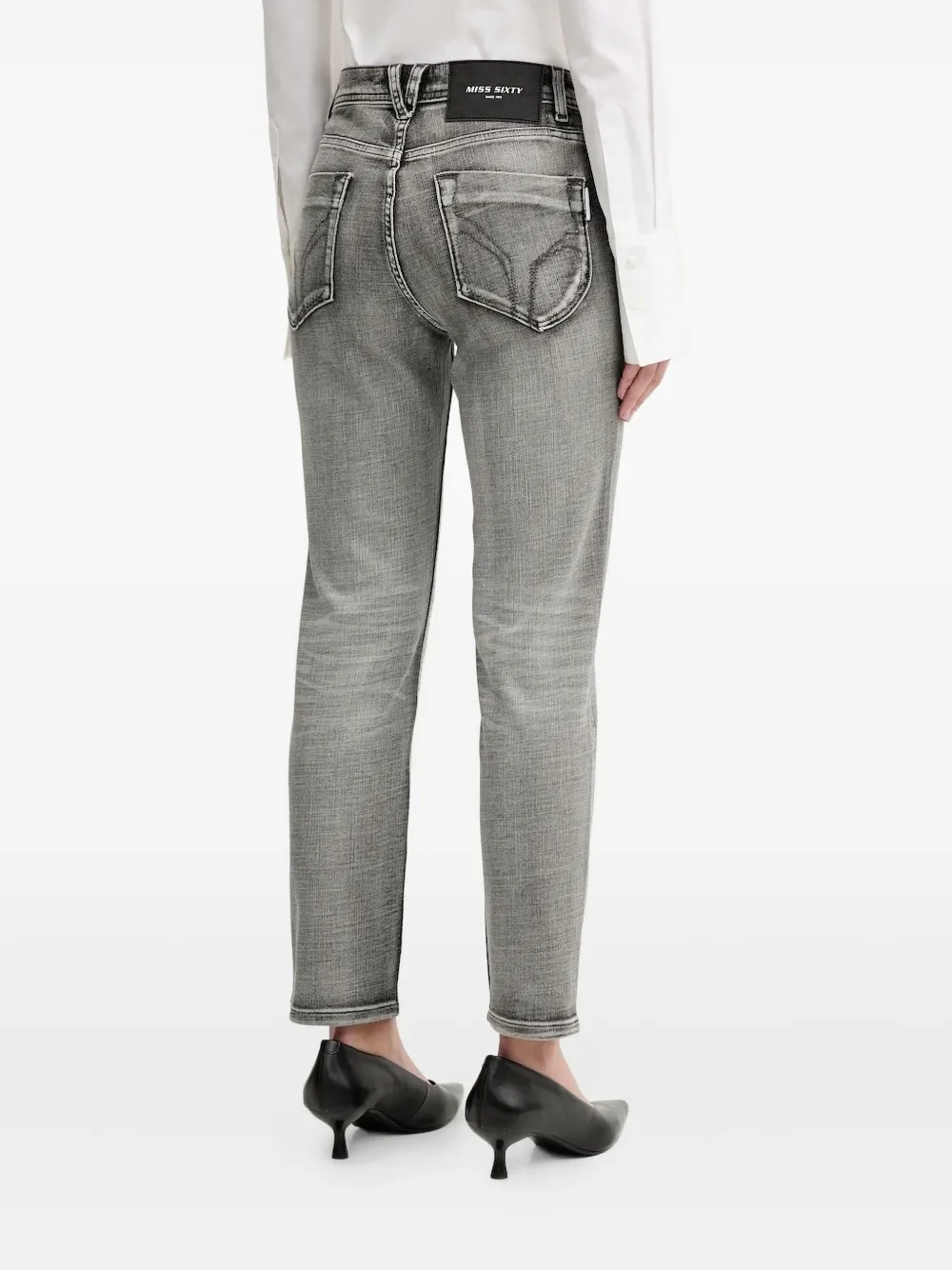 Miss Sixty Grijze mid-waist jeans - Grijs