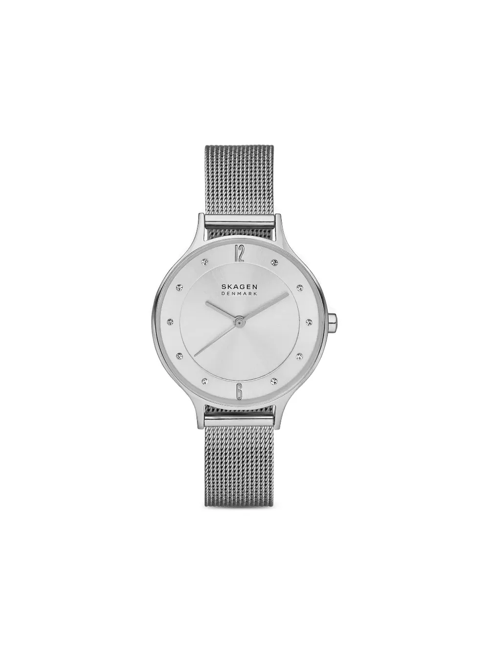 Skagen Anita Lille メッシュストラップ 30mm - シルバートーン Skagen Anita Lille メッシュストラップ 30mm - シルバートーン