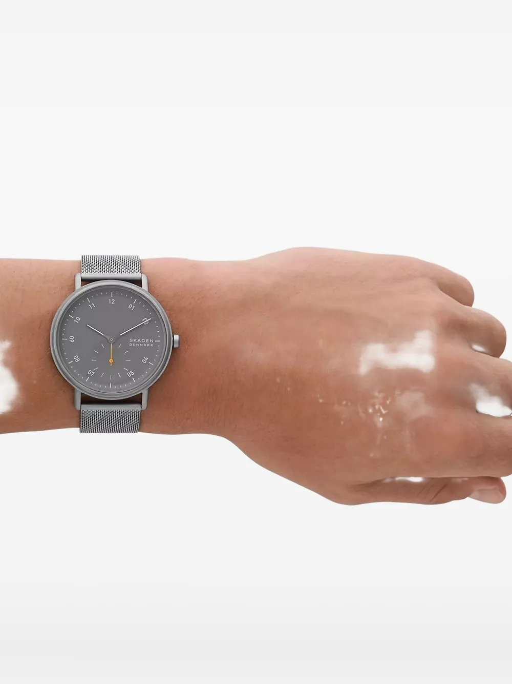 Skagen Mesh ketting 22 mm - Grijs