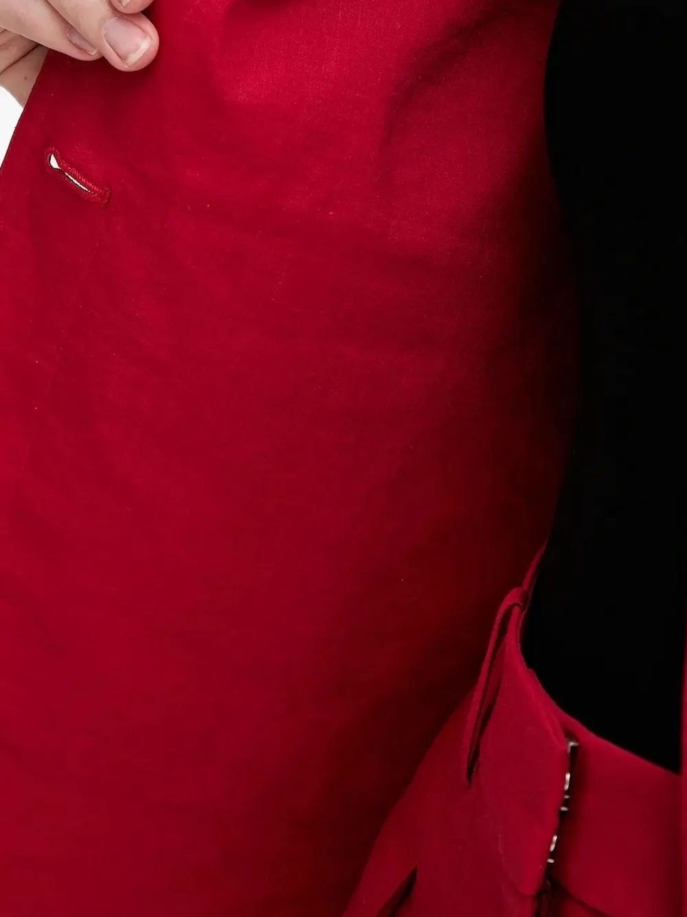 Theory button-fastening flap-pocket jacket Rood