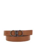 Ferragamo Gancini buckle reversible belt - Brown